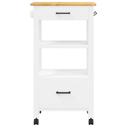 Kitchen Trolley MONZA 48x40x88.5 cm Solid Wood Pine