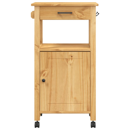 Kitchen Trolley MONZA 48x40x90 cm Solid Wood Pine