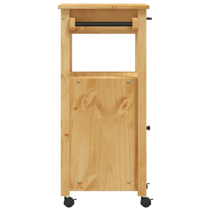 Kitchen Trolley MONZA 48x40x90 cm Solid Wood Pine
