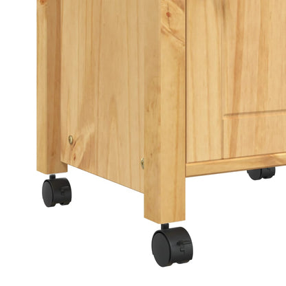 Kitchen Trolley MONZA 48x40x90 cm Solid Wood Pine