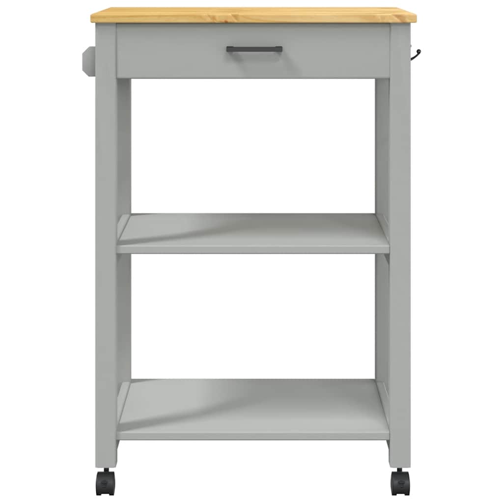 Kitchen Trolley MONZA 60x40x88.5 cm Solid Wood Pine