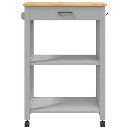Kitchen Trolley MONZA 60x40x88.5 cm Solid Wood Pine