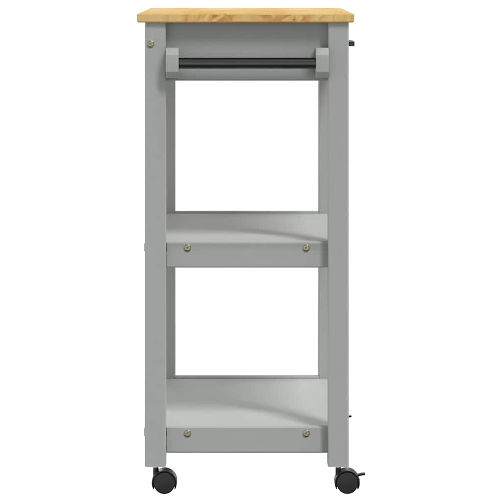 Kitchen Trolley MONZA 60x40x88.5 cm Solid Wood Pine