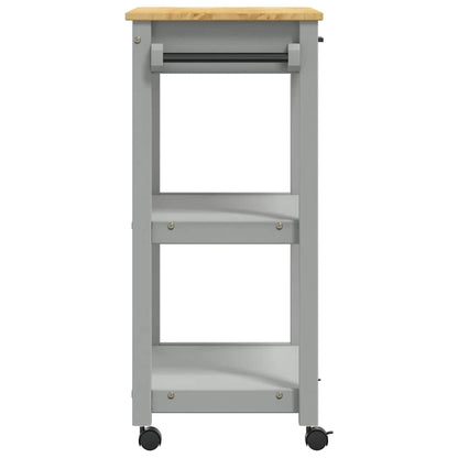 Kitchen Trolley MONZA 60x40x88.5 cm Solid Wood Pine