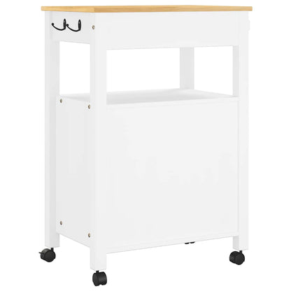 Kitchen Trolley MONZA 60x40x88.5 cm Solid Wood Pine