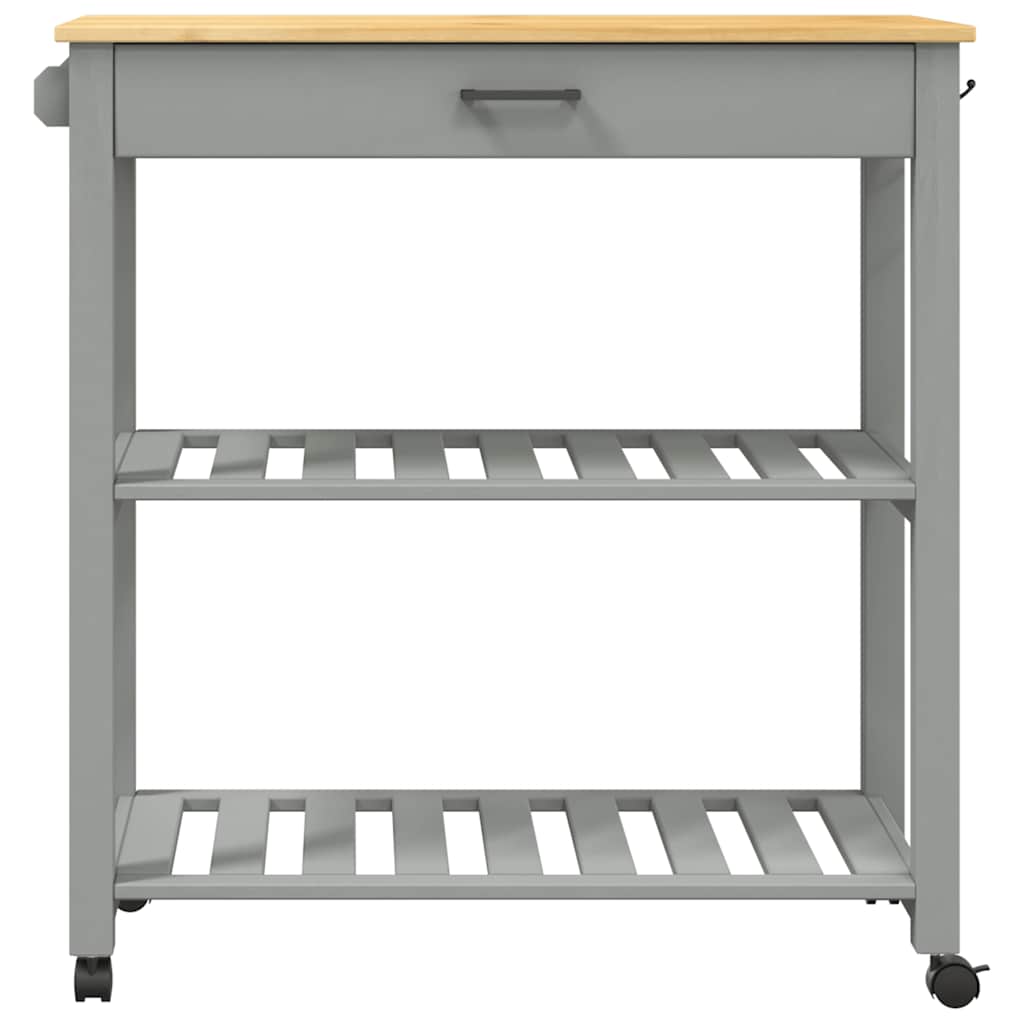Kitchen Trolley MONZA 84x40x88.5 cm Solid Wood Pine