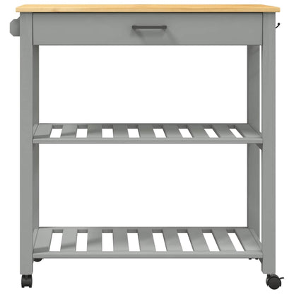 Kitchen Trolley MONZA 84x40x88.5 cm Solid Wood Pine