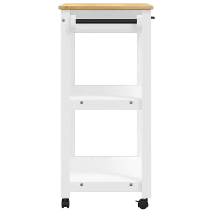 Kitchen Trolley MONZA 84x40x88.5 cm Solid Wood Pine