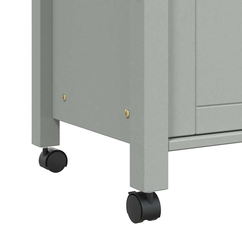 Kitchen Trolley MONZA 84x40x88.5 cm Solid Wood Pine