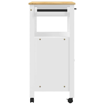 Kitchen Trolley MONZA 84x40x88.5 cm Solid Wood Pine