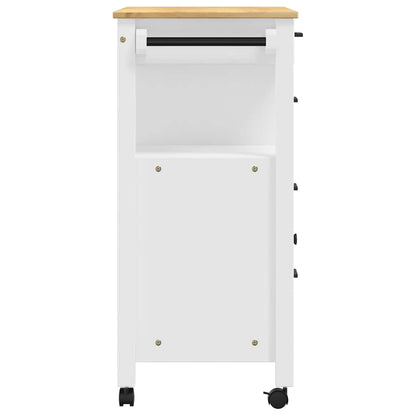 Kitchen Trolley MONZA 84x40x88.5 cm Solid Wood Pine