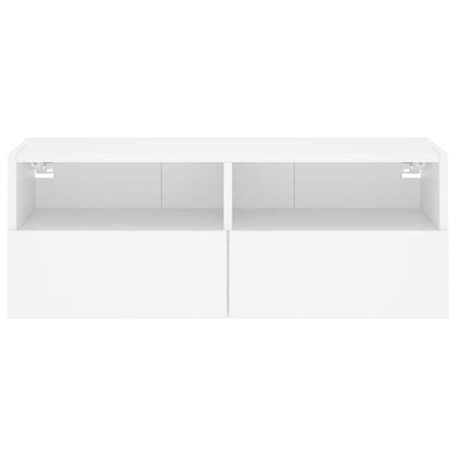 TV Wall Cabinet White 80x30x30 cm Engineered Wood