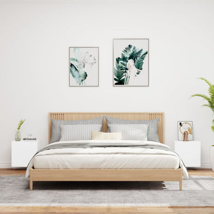 TV Wall Cabinets 2 pcs White 40.5x30x40 cm Engineered Wood