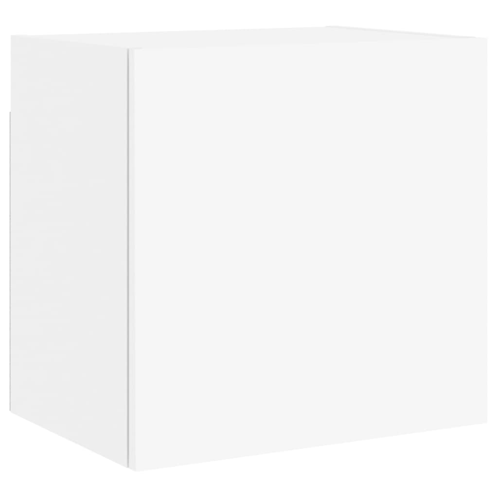 TV Wall Cabinets 2 pcs White 40.5x30x40 cm Engineered Wood