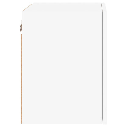 TV Wall Cabinets 2 pcs White 40.5x30x40 cm Engineered Wood
