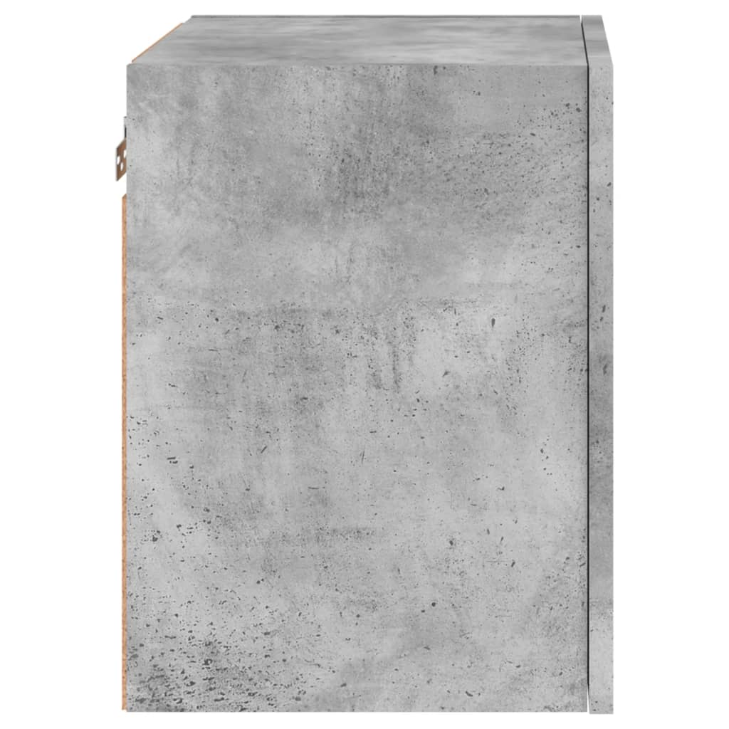 TV Wall Cabinet Concrete Grey 40.5x30x40 cm Engineered Wood