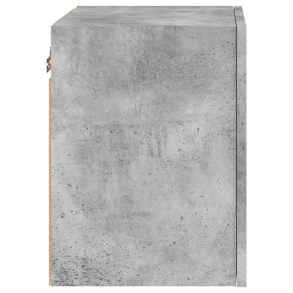 TV Wall Cabinet Concrete Grey 40.5x30x40 cm Engineered Wood