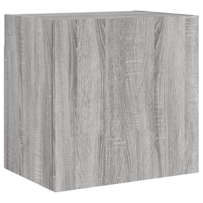 TV Wall Cabinet Grey Sonoma 40.5x30x40 cm Engineered Wood
