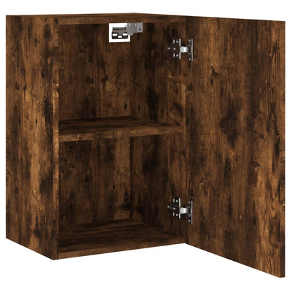 TV Wall Cabinets 2 pcs Smoked Oak 40.5x30x60 cm Engineered Wood