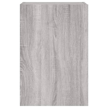 TV Wall Cabinet Grey Sonoma 40.5x30x60 cm Engineered Wood