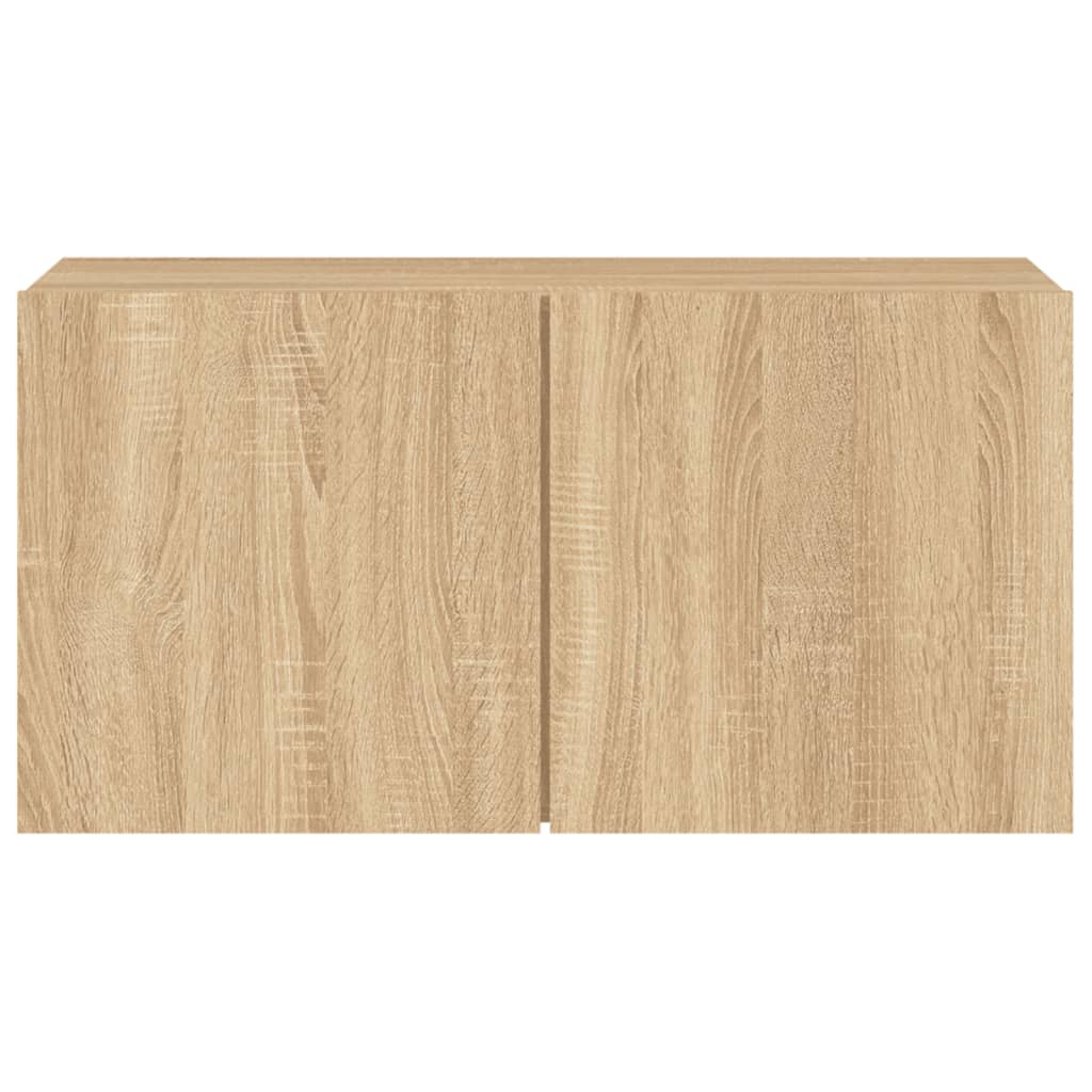 TV Cabinet Wall-mounted Sonoma Oak 80x30x41 cm