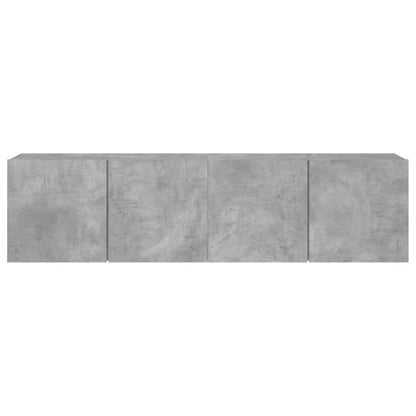 TV Cabinets Wall-mounted 2 pcs Concrete Grey 80x30x41 cm