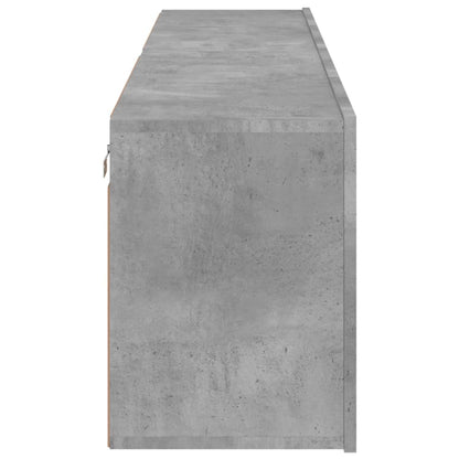 TV Cabinets Wall-mounted 2 pcs Concrete Grey 80x30x41 cm