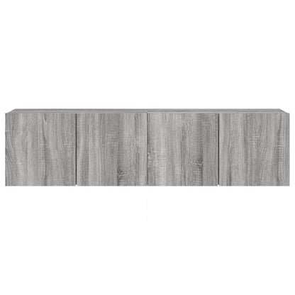 TV Cabinets Wall-mounted 2 pcs Grey Sonoma 80x30x41 cm