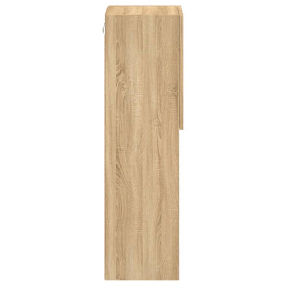 TV Cabinets with LED Lights 2 pcs Sonoma Oak 30.5x30x102 cm