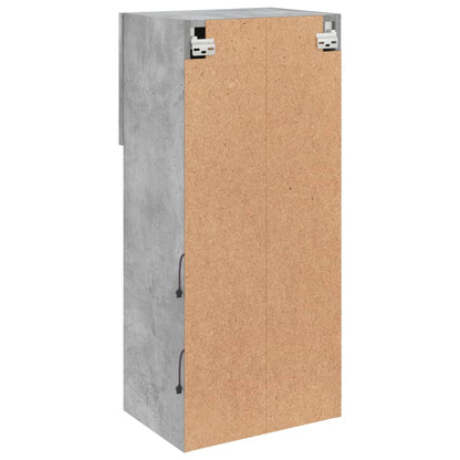 TV Cabinet with LED Lights Concrete Grey 40.5x30x90 cm