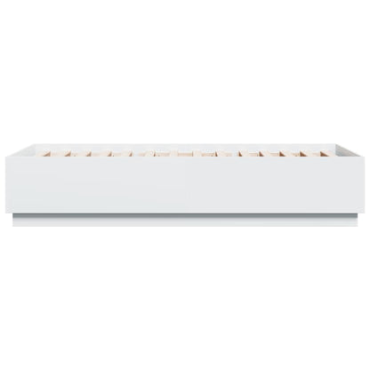 Bed Frame without Mattress White 90x200 cm