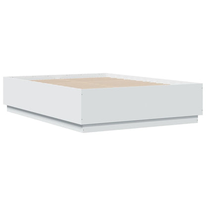 Bed Frame without Mattress White 135x190 cm Double