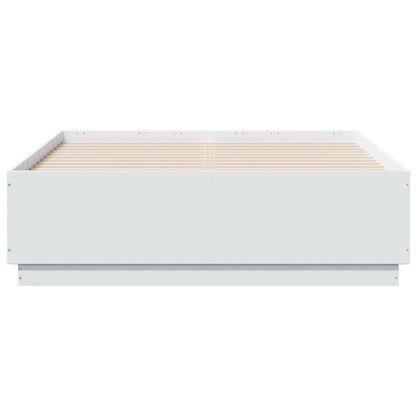 Bed Frame without Mattress White 120x190 cm Small Double