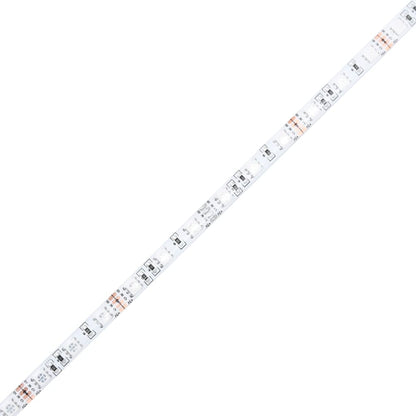 Bed Frame with LED without Mattress Concrete Grey 200x200 cm