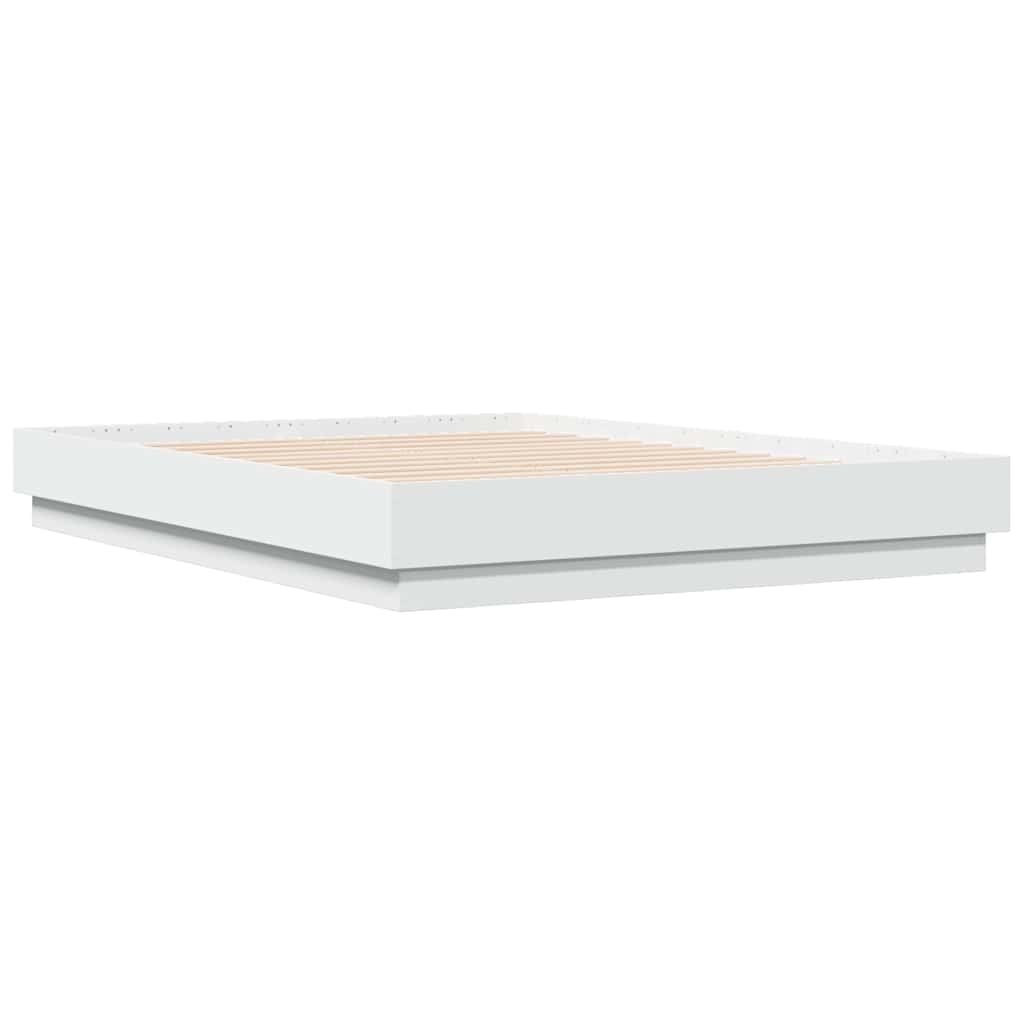 Bed Frame without Mattress White 120x190 cm Small Double