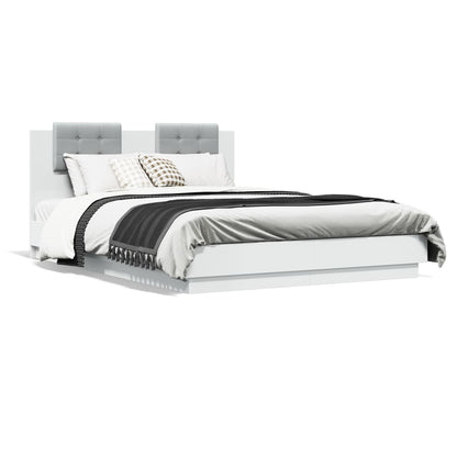 Bed Frame without Mattress White 120x200 cm