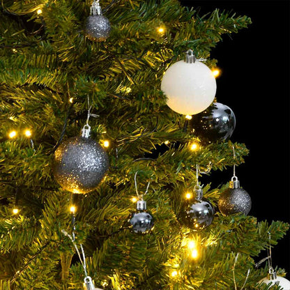 Artificial Hinged Christmas Tree 150 LEDs & Ball Set 120 cm