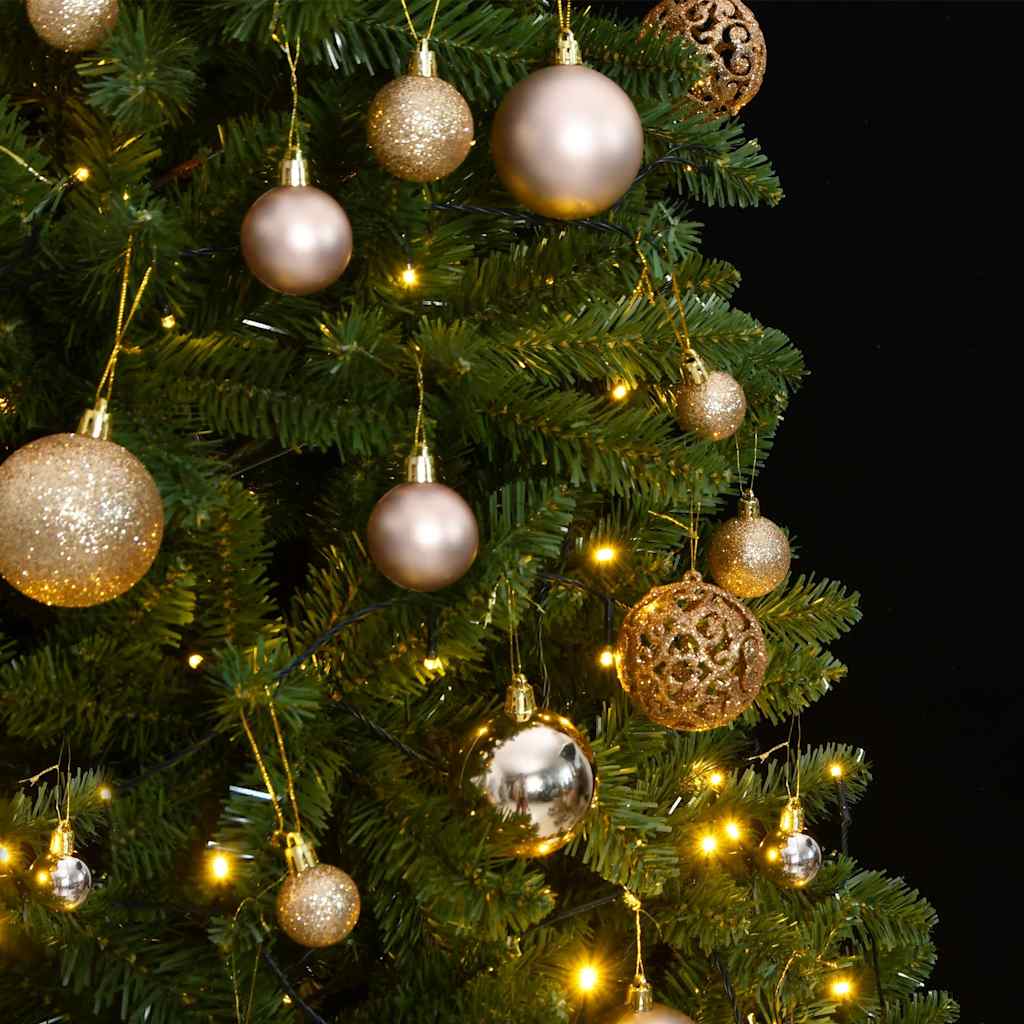 Artificial Hinged Christmas Tree 300 LEDs & Ball Set 270 cm