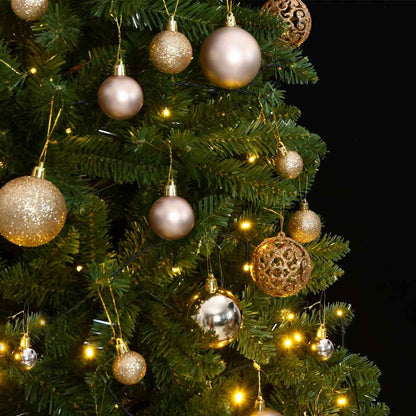 Artificial Hinged Christmas Tree 300 LEDs & Ball Set 300 cm