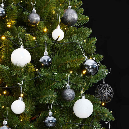 Artificial Hinged Christmas Tree 300 LEDs & Ball Set 270 cm