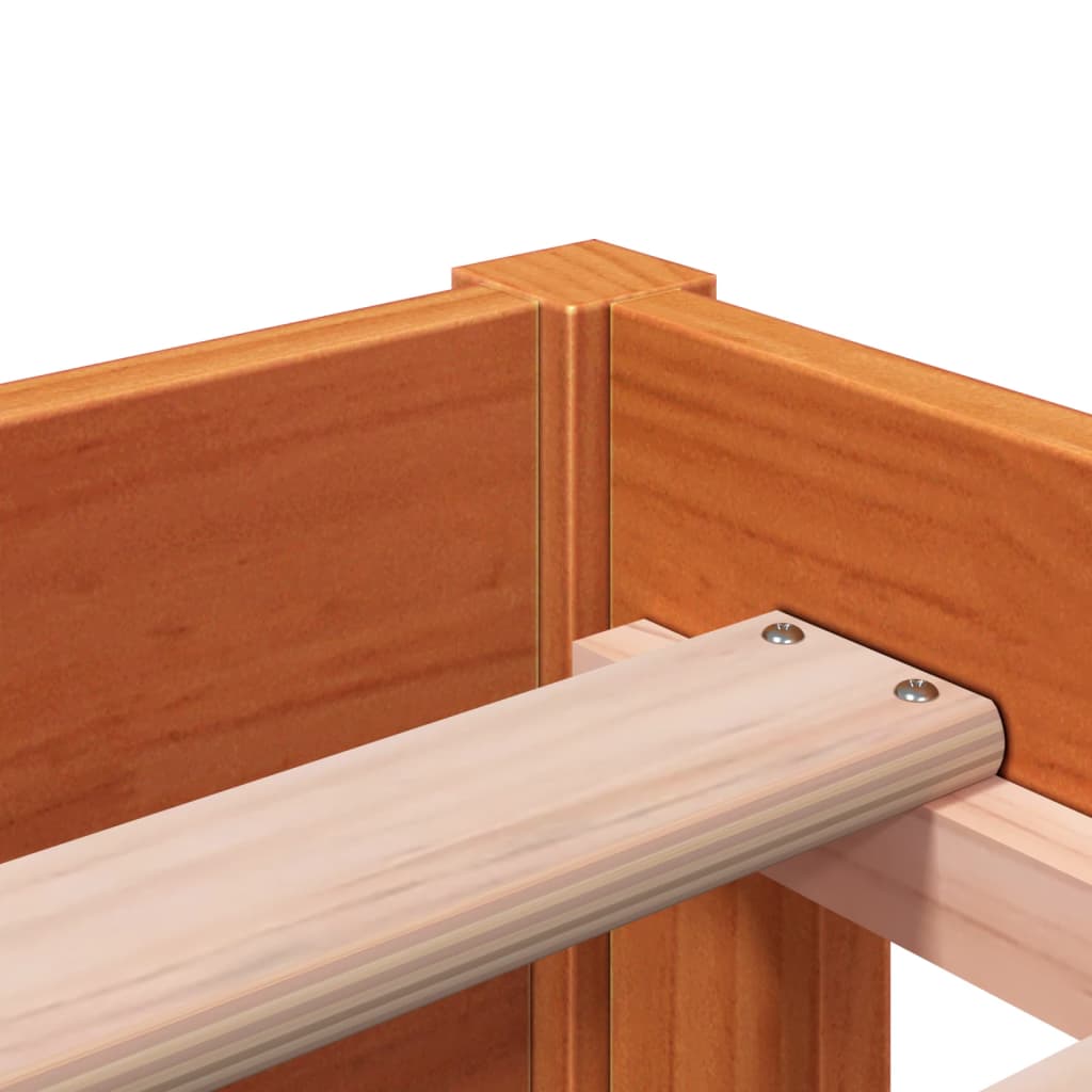 Day Bed without Mattress Wax Brown 90x200 cm Solid Wood Pine