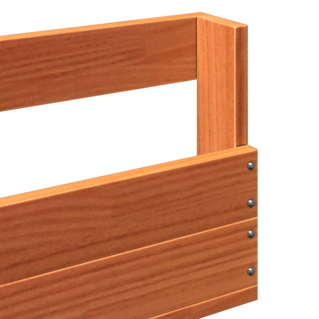 Wall-mounted Shoe Racks 2 pcs Wax Brown 59x8.5x23.5 cm Solid Wood Pine