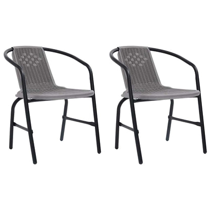7 Piece Garden Dining Set with Cushions Beige Poly Rattan