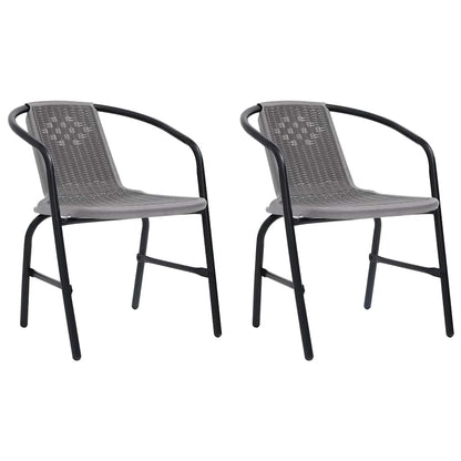 7 Piece Garden Dining Set with Cushions Beige Poly Rattan