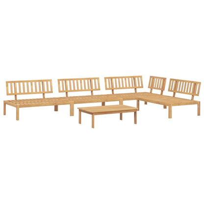 5 Piece Garden Pallet Sofa Set Solid Wood Acacia