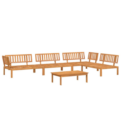5 Piece Garden Pallet Sofa Set Solid Wood Acacia