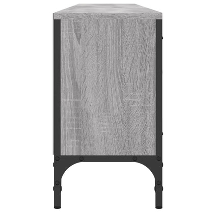 TV Cabinet with Drawer Grey Sonoma 200x25x44 cm Engineered Wood