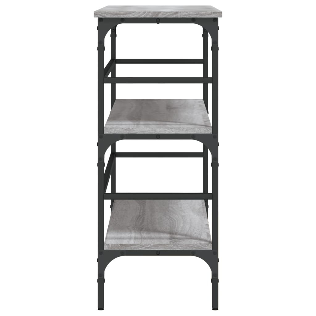 Console Table Grey Sonoma 100x32x75 cm Engineered Wood