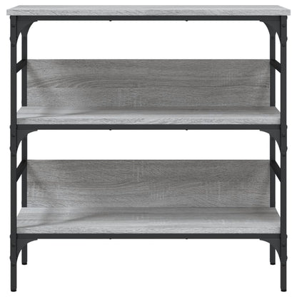 Console Table Grey Sonoma 75x32x75 cm Engineered Wood