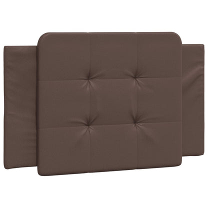 Bed Frame without Mattress "Zadar" Brown 80x200 cm Faux Leather